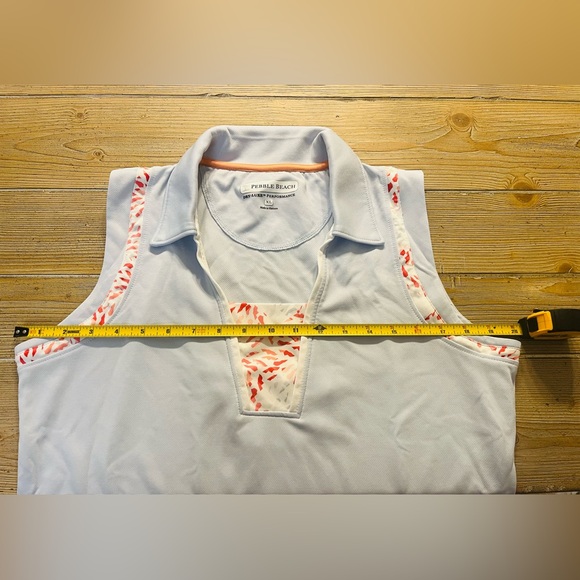 LIKE NEW Pebble Beach Women’s Sleeveless Golf Polo, XL - Picture 6 of 7